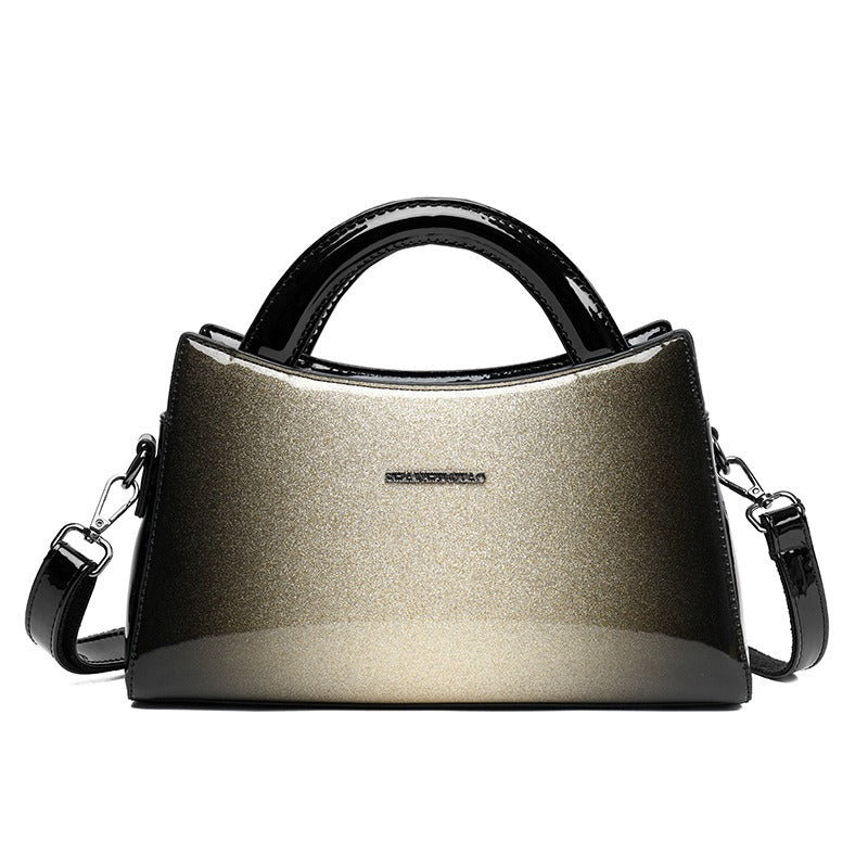 New PU soft leather texture messenger bag fashion simple solid color shoulder bag casual light handbag - V.I.P Digital Presence
