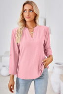 Notched Roll-Tab Sleeve T-Shirt - V.I.P Digital Presence