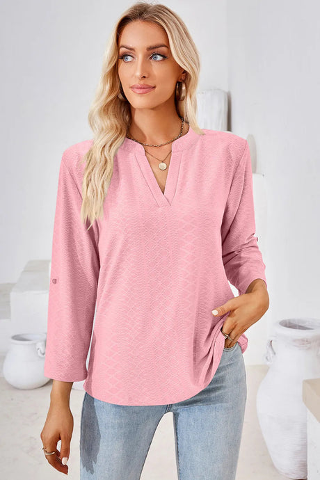 Notched Roll-Tab Sleeve T-Shirt - V.I.P Digital Presence