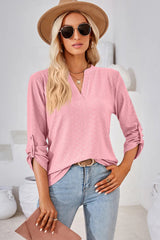 Notched Roll-Tab Sleeve T-Shirt - V.I.P Digital Presence