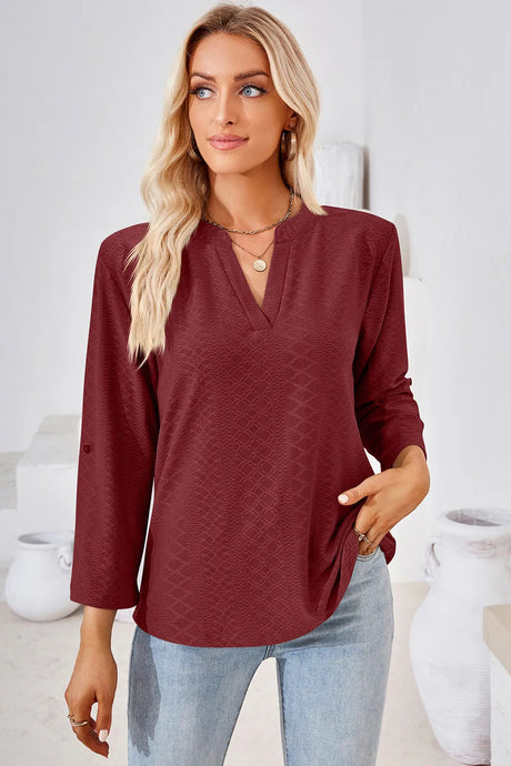 Notched Roll-Tab Sleeve T-Shirt - V.I.P Digital Presence