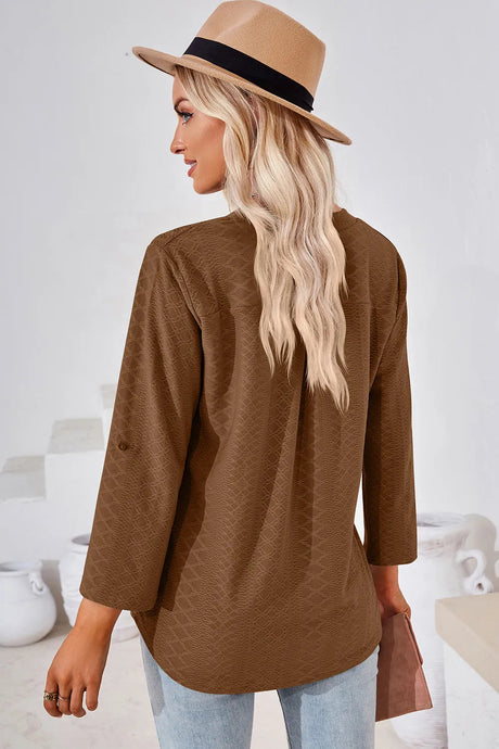 Notched Roll-Tab Sleeve T-Shirt - V.I.P Digital Presence