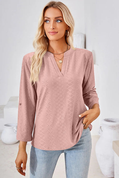 Notched Roll-Tab Sleeve T-Shirt - V.I.P Digital Presence