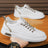 One foot men's shoes summer pilot casual shoes men's sports flat shoes anti slip waterproof white leather shoes spring - V.I.P Digital Presence