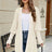 Open Front Lantern Sleeve Cardigan - V.I.P Digital Presence
