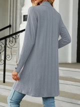 Open Front Long Sleeve Cardigan - V.I.P Digital Presence