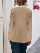 Open Front Long Sleeve Cardigan - V.I.P Digital Presence