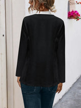 Open Front Long Sleeve Cardigan - V.I.P Digital Presence