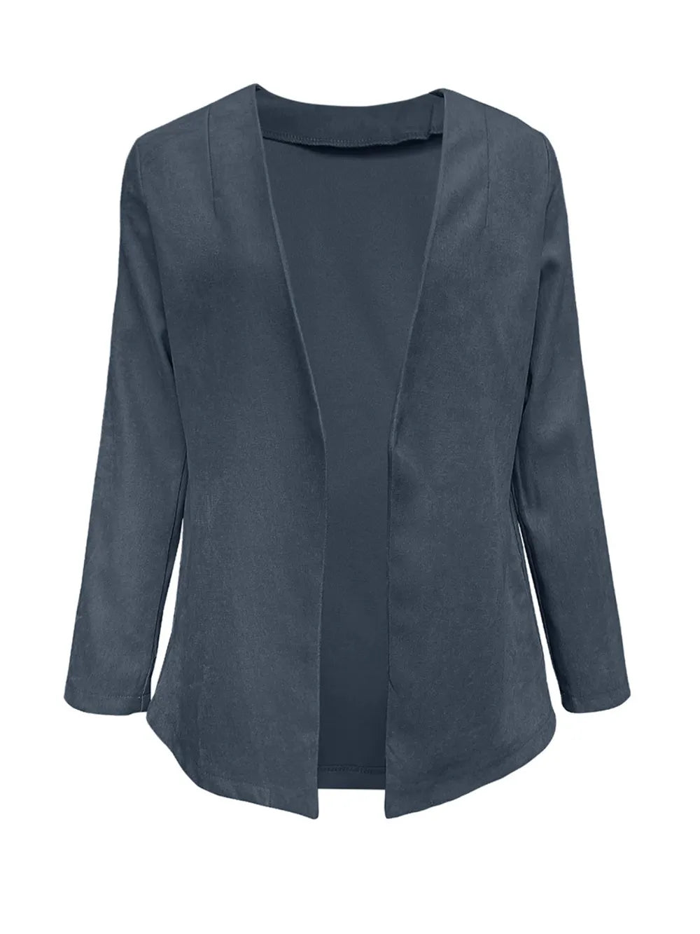 Open Front Long Sleeve Cardigan - V.I.P Digital Presence