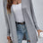 Open Front Long Sleeve Cover Up - V.I.P Digital Presence