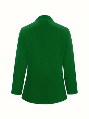 Open Front Long Sleeve Jacket - V.I.P Digital Presence