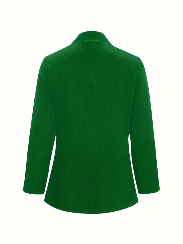 Open Front Long Sleeve Jacket - V.I.P Digital Presence