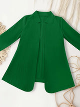 Open Front Long Sleeve Jacket - V.I.P Digital Presence