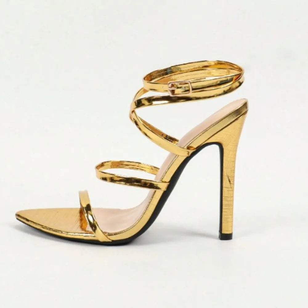 Open Toe Ankle Strap Sandals - V.I.P Digital Presence