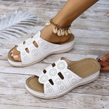 Open-Toe Cutout Sandals - V.I.P Digital Presence