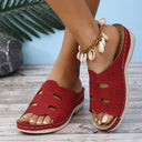 Open-Toe Cutout Sandals - V.I.P Digital Presence