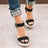 Open Toe High Heel Wedge Sandals - V.I.P Digital Presence