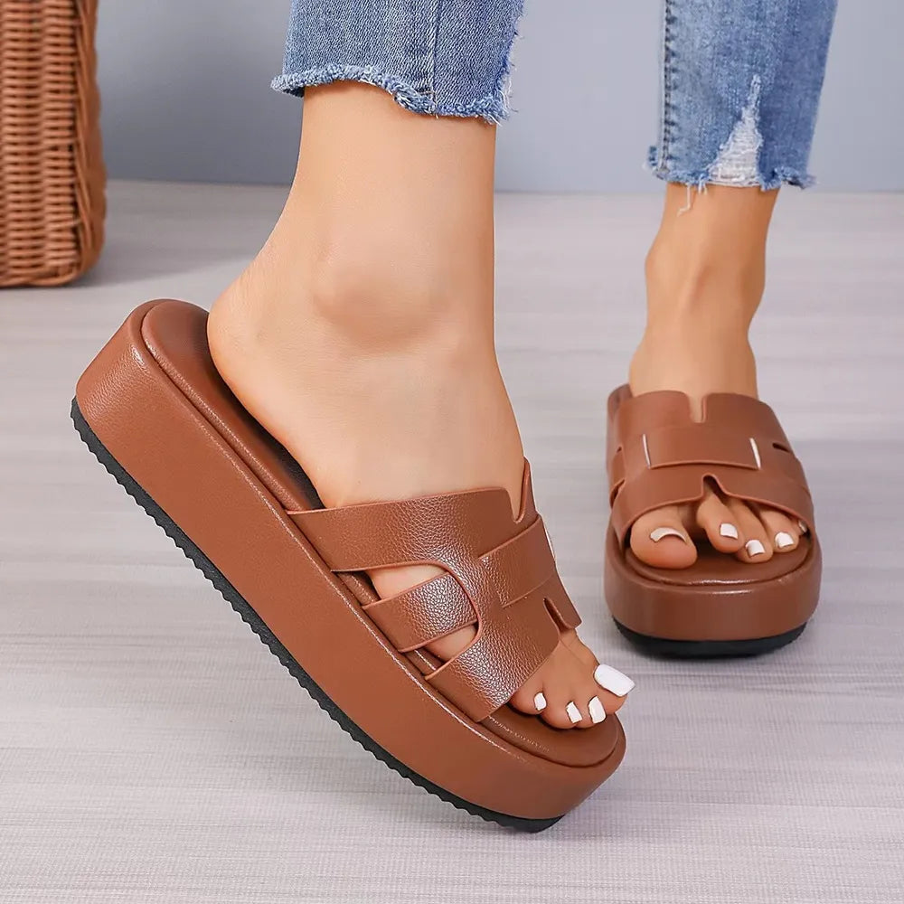 Open Toe Platform Sandals - V.I.P Digital Presence