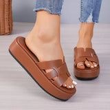 Open Toe Platform Sandals - V.I.P Digital Presence