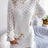 Openwork Boat Neck Sweater Dress - V.I.P Digital Presence