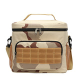 Outdoor Oxford cloth square waterproof camouflage insulation bag wear-resistant portable work convenient lunch box bag - V.I.P Digital Presence