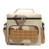 Outdoor Oxford cloth square waterproof camouflage insulation bag wear-resistant portable work convenient lunch box bag - V.I.P Digital Presence