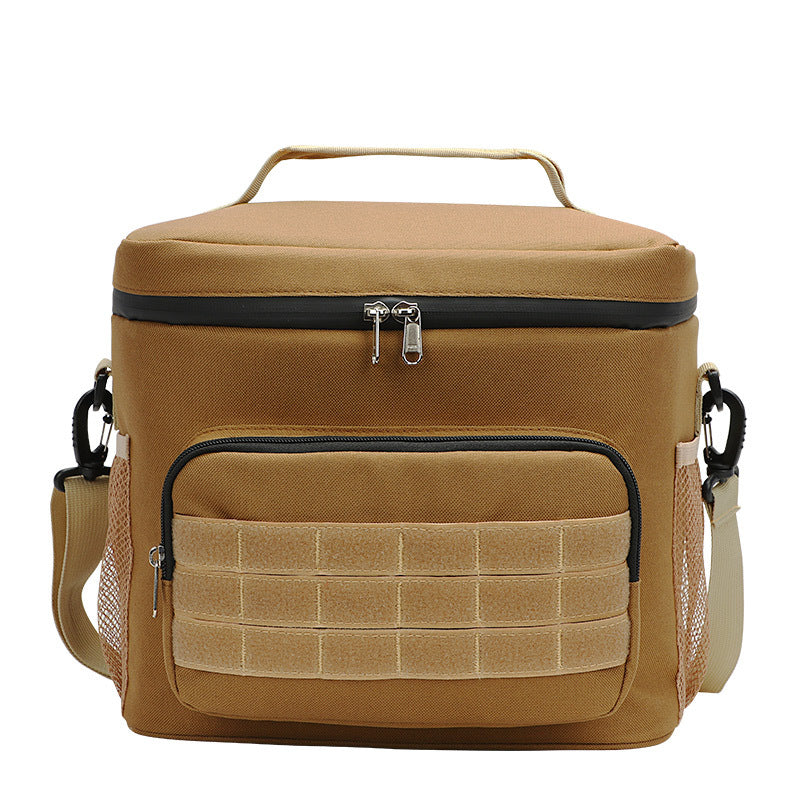 Outdoor Oxford cloth square waterproof camouflage insulation bag wear-resistant portable work convenient lunch box bag - V.I.P Digital Presence