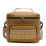 Outdoor Oxford cloth square waterproof camouflage insulation bag wear-resistant portable work convenient lunch box bag - V.I.P Digital Presence