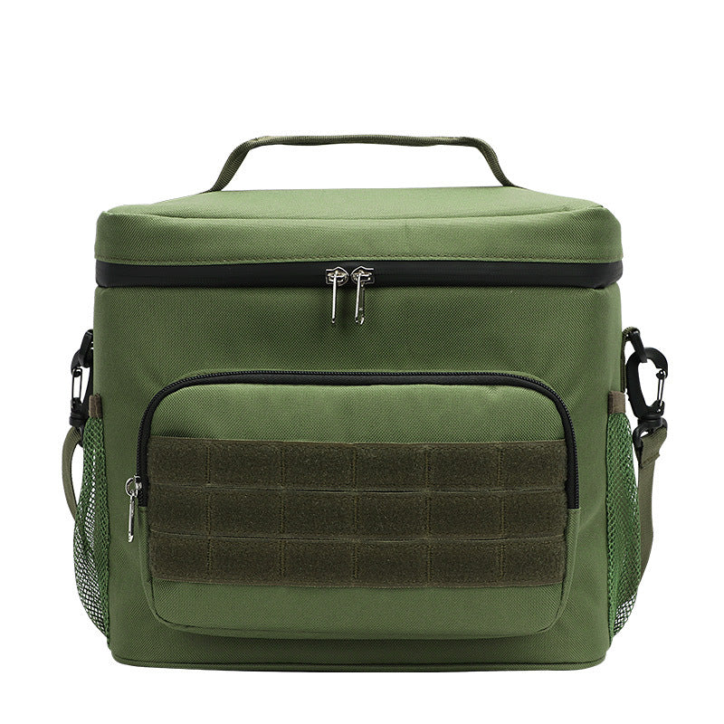 Outdoor Oxford cloth square waterproof camouflage insulation bag wear-resistant portable work convenient lunch box bag - V.I.P Digital Presence