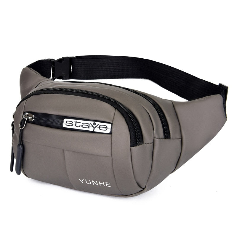 Outdoor Waist Bag Waterproof Waist Bum Bag Running Jogging Belt Pouch Zip Fanny Pack  Mobile Phone Bag Oxford Cloth Chest Bag - V.I.P Digital Presence