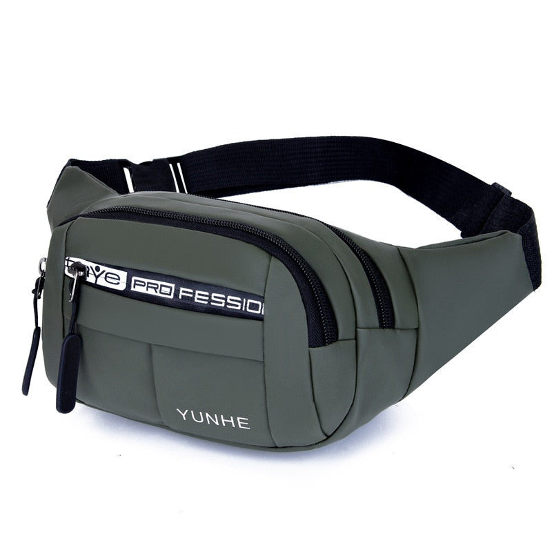 Outdoor Waist Bag Waterproof Waist Bum Bag Running Jogging Belt Pouch Zip Fanny Pack  Mobile Phone Bag Oxford Cloth Chest Bag - V.I.P Digital Presence