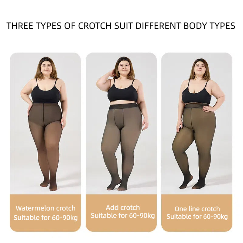 Oversized Black Silk Leg Artifact Black Transparent One Piece Elastic Pantyhose - V.I.P Digital Presence