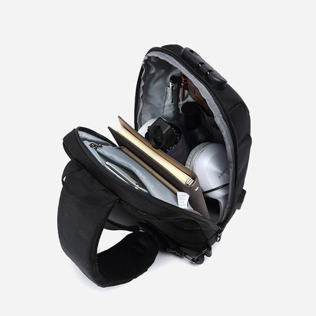 OZUKO Multifunction Crossbody Bag for Men Anti-theft Shoulder Messenger Bags Male Waterproof Short Trip Chest Bag Pack - V.I.P Digital Presence