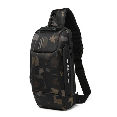 OZUKO Multifunction Crossbody Bag for Men Anti-theft Shoulder Messenger Bags Male Waterproof Short Trip Chest Bag Pack - V.I.P Digital Presence