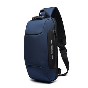OZUKO Multifunction Crossbody Bag for Men Anti-theft Shoulder Messenger Bags Male Waterproof Short Trip Chest Bag Pack - V.I.P Digital Presence