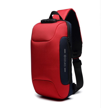 OZUKO Multifunction Crossbody Bag for Men Anti-theft Shoulder Messenger Bags Male Waterproof Short Trip Chest Bag Pack - V.I.P Digital Presence