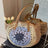 Paper rope hollow out colorful round plate grass woven bag casual beach bag one shoulder fashionable woven bag - V.I.P Digital Presence