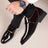 Patent Leather Shoes for Men Business Shoes Casual Point Toe Slip on Loafers for Men Luxury Party Wedding Plus Size Shoes - V.I.P Digital Presence