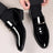 Patent Leather Shoes for Men Business Shoes Casual Point Toe Slip on Loafers for Men Luxury Party Wedding Plus Size Shoes - V.I.P Digital Presence
