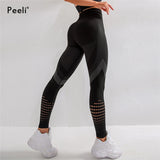 Peeli High Waist Seamless Leggings Yoga Pants Push Up Fitness Tight Workout Tummy Control Gym Leggings Athletic Pants Sportswear - V.I.P Digital Presence