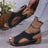Peep Toe Cutout Wedge Sandals - V.I.P Digital Presence