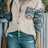 Perfee Pocketed Geometric Collared Neck Shacket - V.I.P Digital Presence