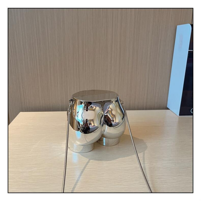 Personalized funny butt metal bag mini coin lipstick bag niche crossbody bag - V.I.P Digital Presence