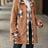 Plaid Contrast Dropped Shoulder Coat - V.I.P Digital Presence