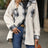 Plaid Contrast Dropped Shoulder Coat - V.I.P Digital Presence