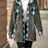 Plaid Contrast Dropped Shoulder Coat - V.I.P Digital Presence