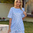 Plaid Round Neck Top and Shorts Lounge Set - V.I.P Digital Presence