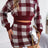 Plaid Round Neck Top and Skirt Sweater Set - V.I.P Digital Presence