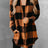 Plaid Snap Down Long Sleeve Jacket - V.I.P Digital Presence