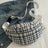 Plaid Wide Strap Crossbody Bag - V.I.P Digital Presence